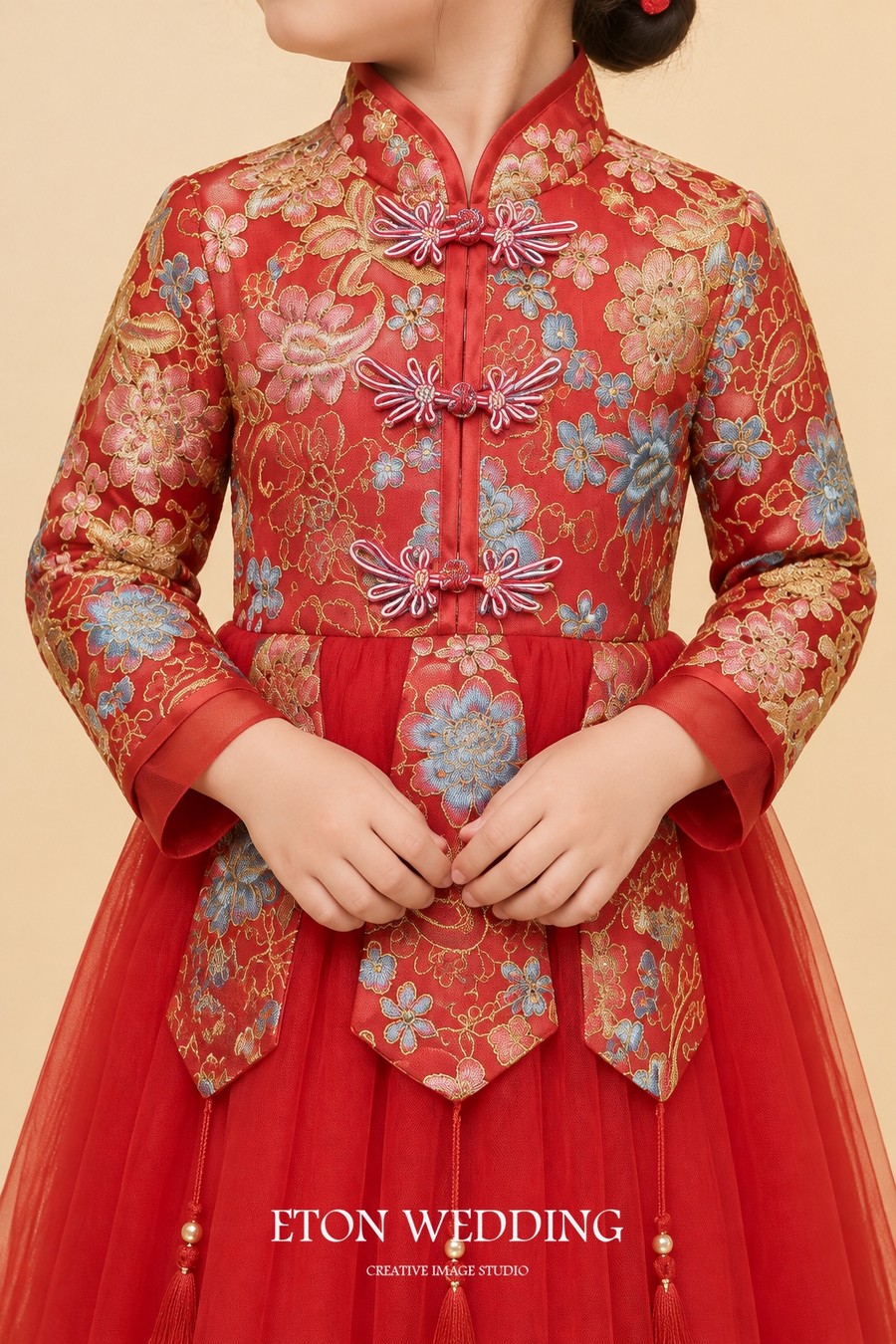 花童服,花童服推薦,花童服出租,女童中式禮服,女童秀禾服,花童服款式